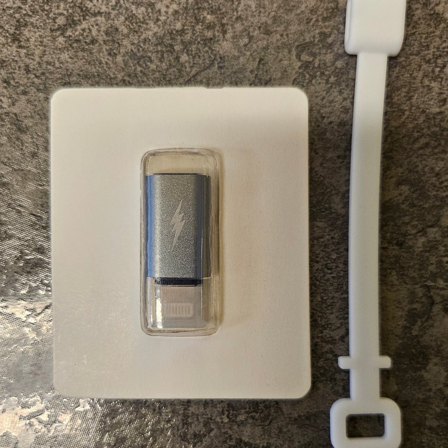 USB-C to lightning adapter