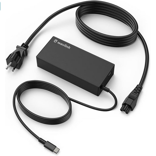 100W Universal USBC Laptop Charger with 12W USB A Output