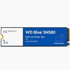 Western Digital 1TB WD Blue SN580 NVMe Internal Solid State Drive SSD